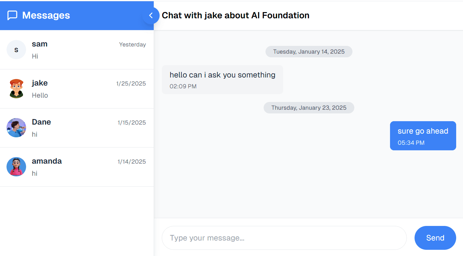 Chat Features